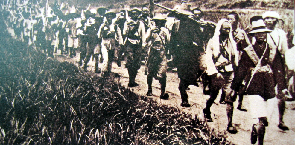 Red Army of the First Front Army with Simple Equipment During the Anti-Encirclement War